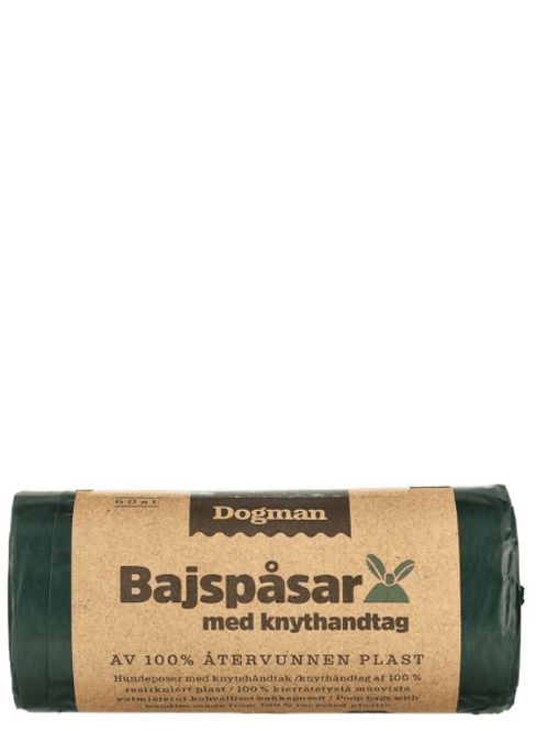 Hovedbilde Hundeposer 100% Resirkulert Grønn 60pk