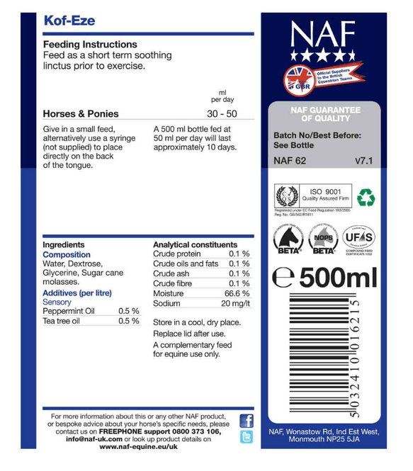 Hovedbilde NAF Kof Eze 500ml