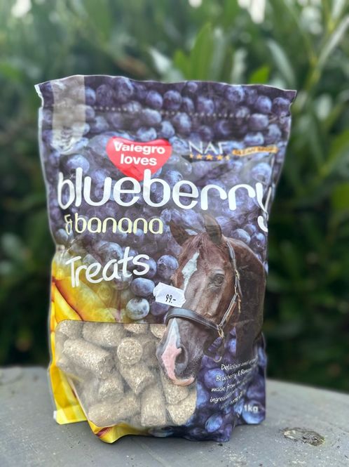 Hovedbilde NAF Blueberry & Banana Treats 1kg