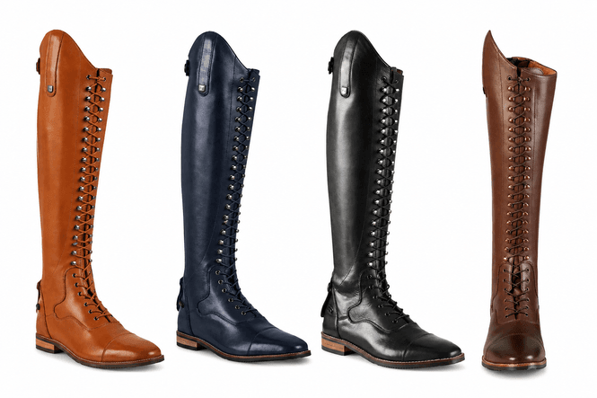 Hovedbilde PE Womens Lace Front Tall Leather Riding Boot