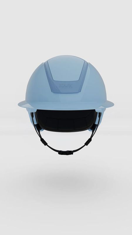 KASK Nemesi Soft Blue Wide Peak Shine inkl. liner