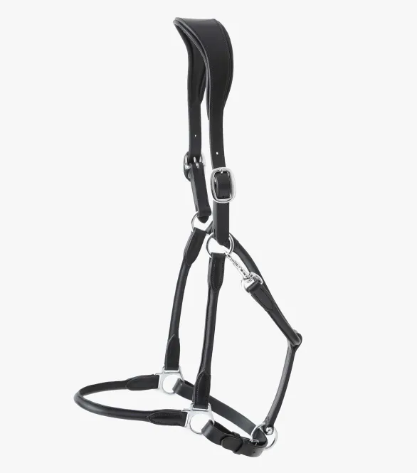 Hovedbilde PE Hennaroso Rolled Anatomic Leather Head Collar ...