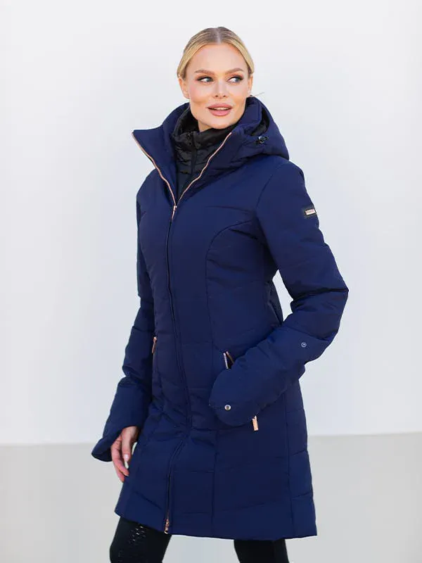 Equestrian Stockholm Denali Winter Jacket Lagoon Blush